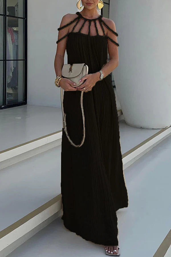 Vestido Jade – Longo com Tranças em Linho Priya