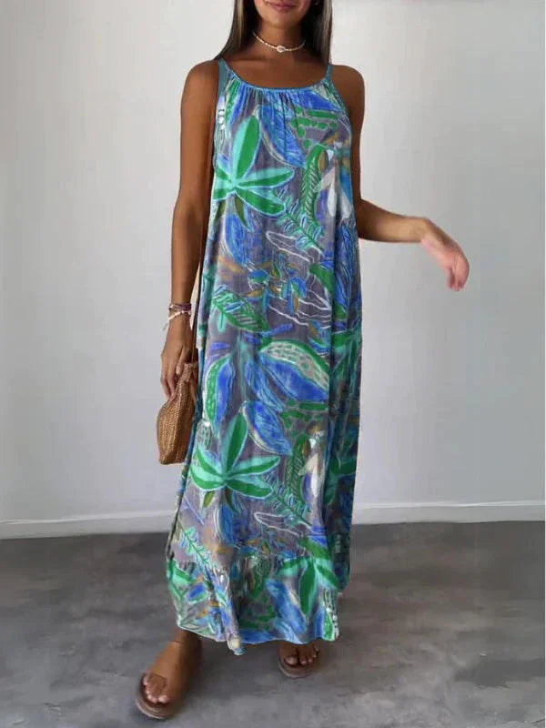 Vestido Longo Celeste