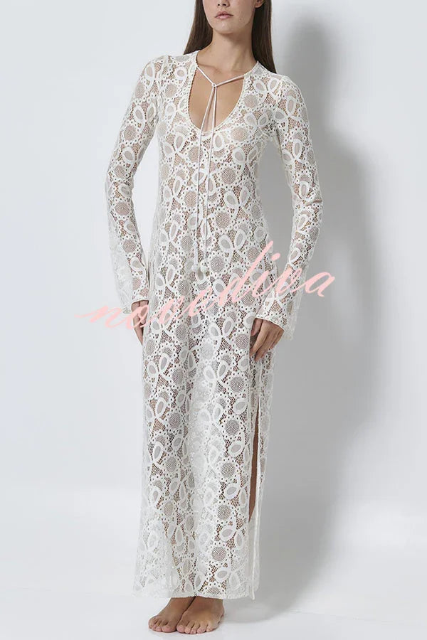 Vestido longo Santorini Sunset