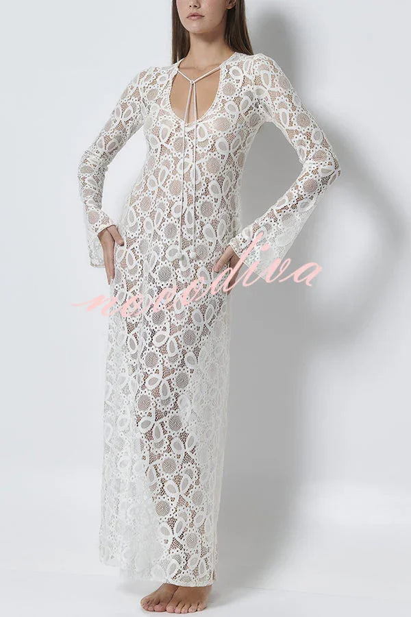 Vestido longo Santorini Sunset