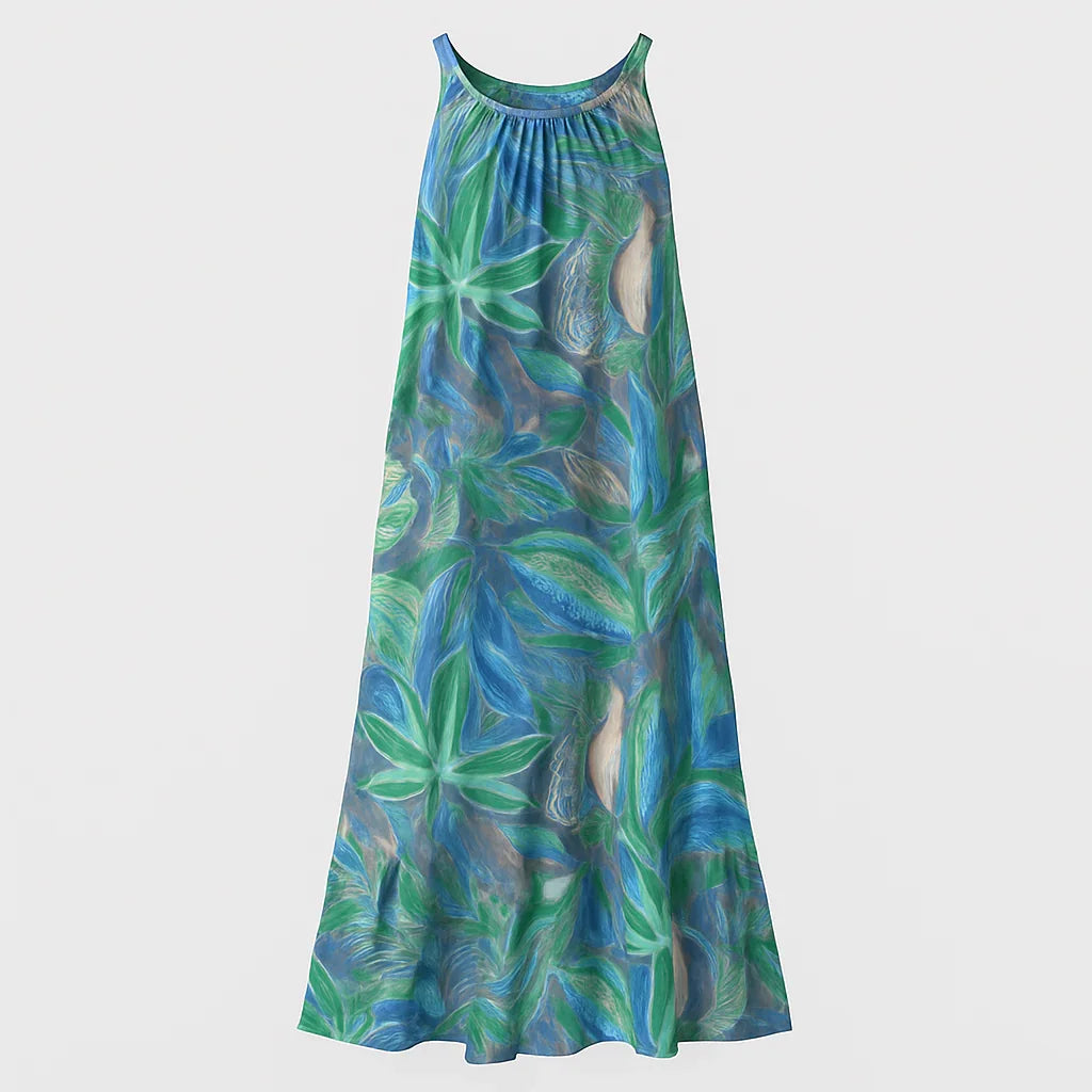 Vestido Longo Celeste