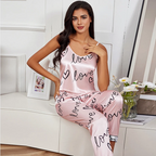 Conjunto Pijama de Seda Glamour