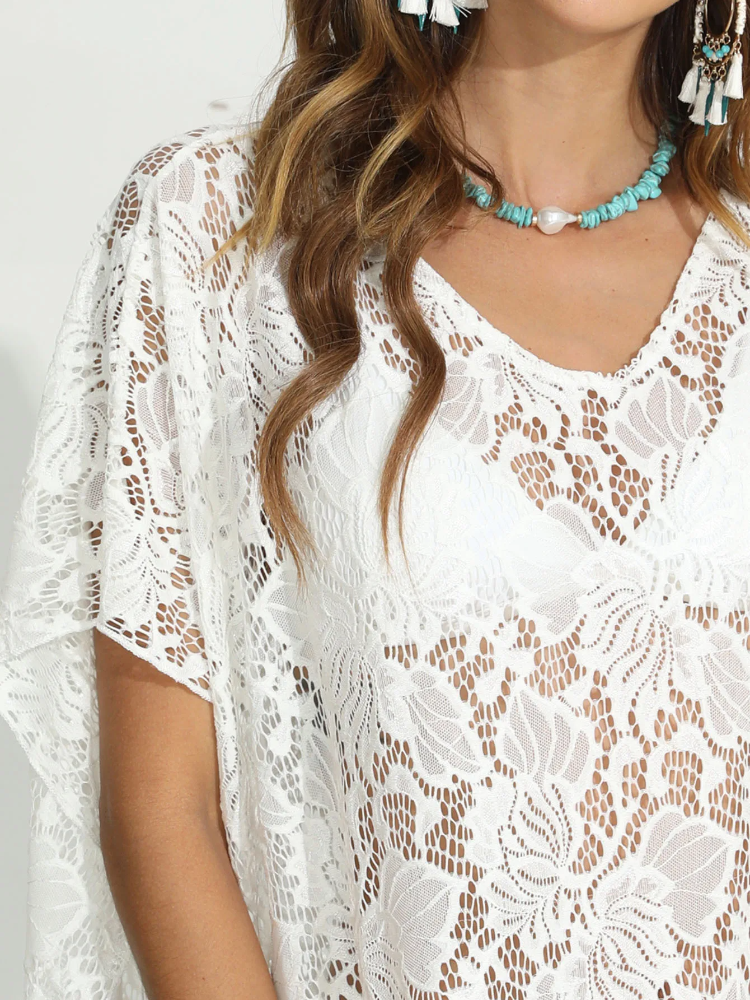 Saída de Praia Feminina com Renda Brisa