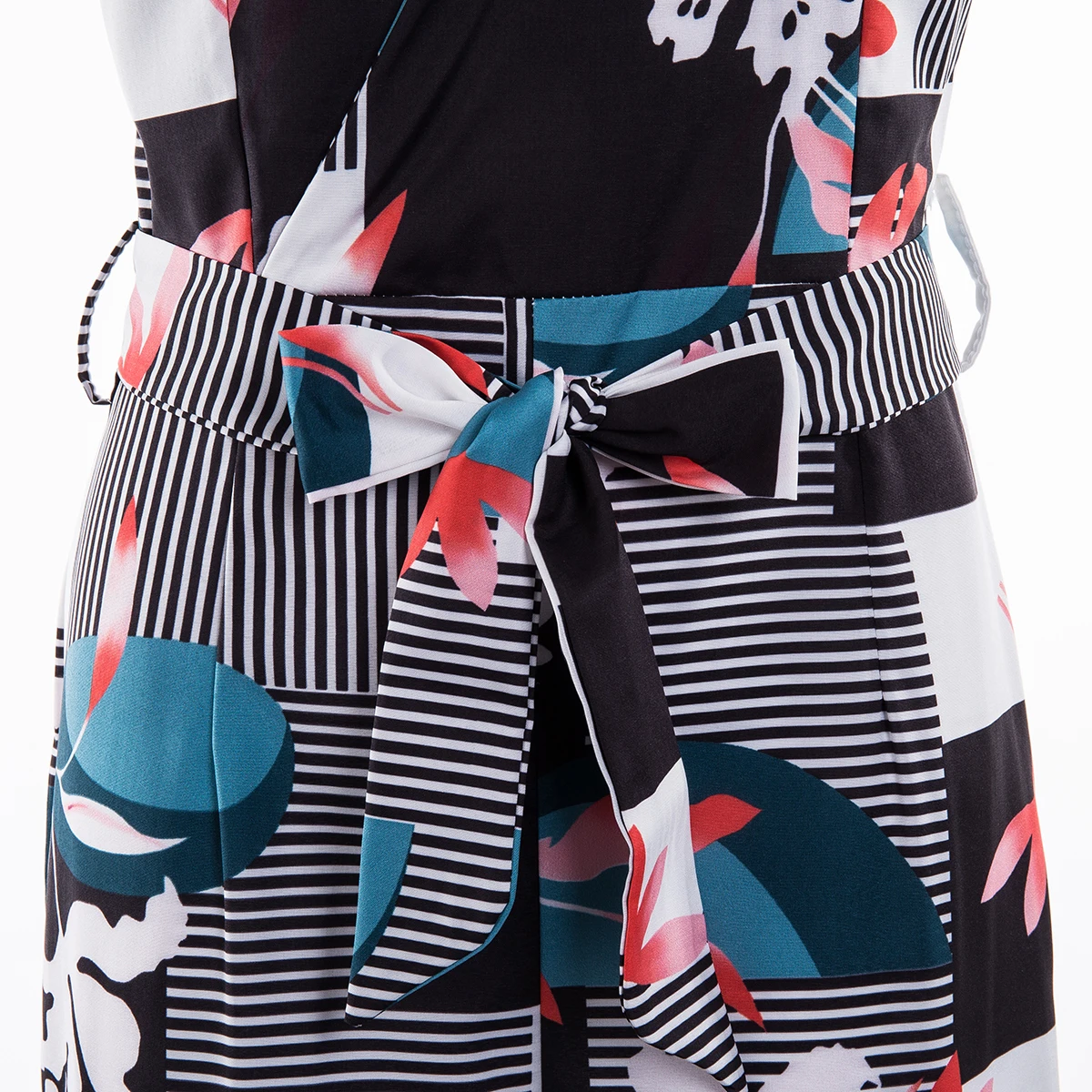 Macacão de Perna Larga Estampado Sapphire