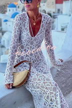 Vestido longo Santorini Sunset