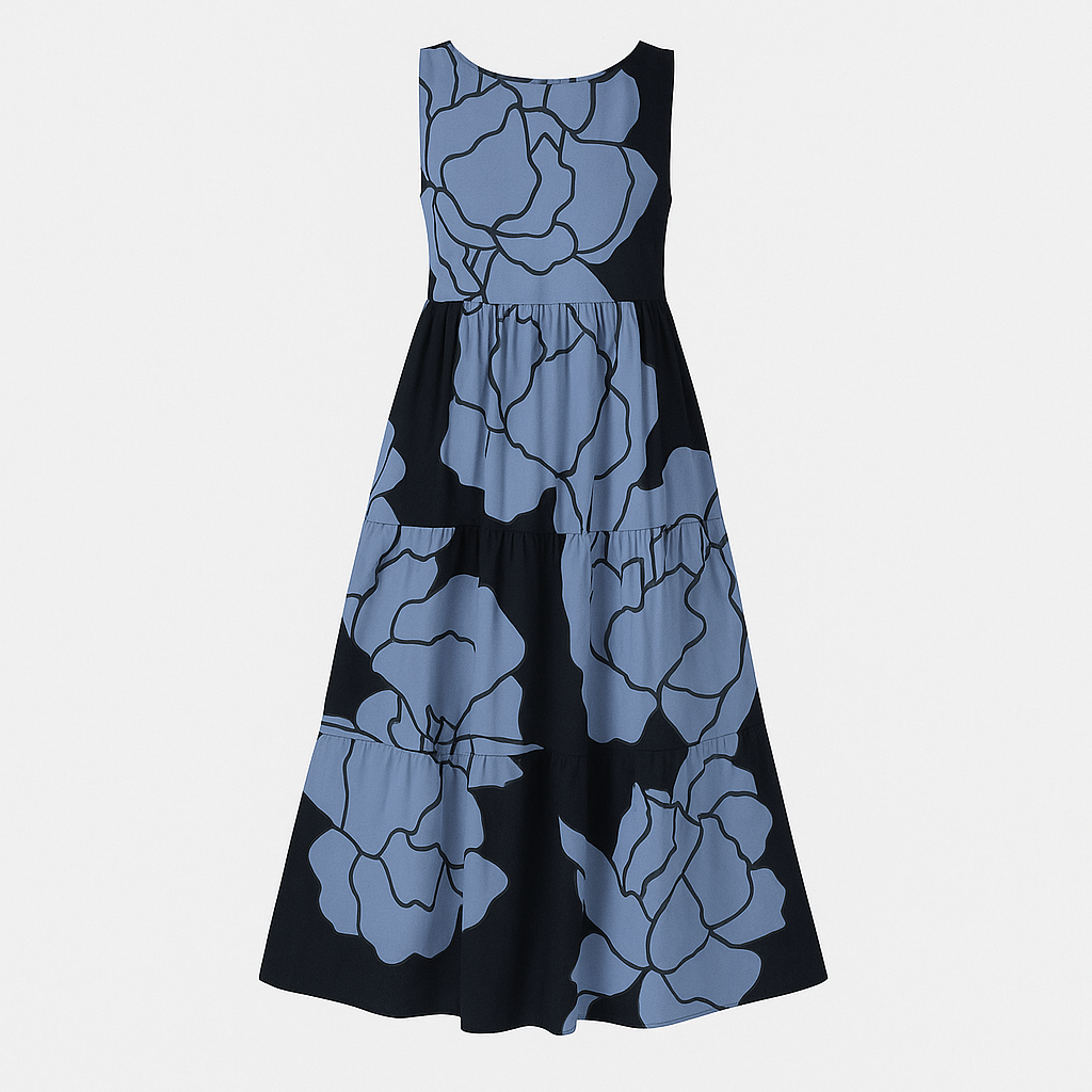 Vestido Casual Estampado Floratta