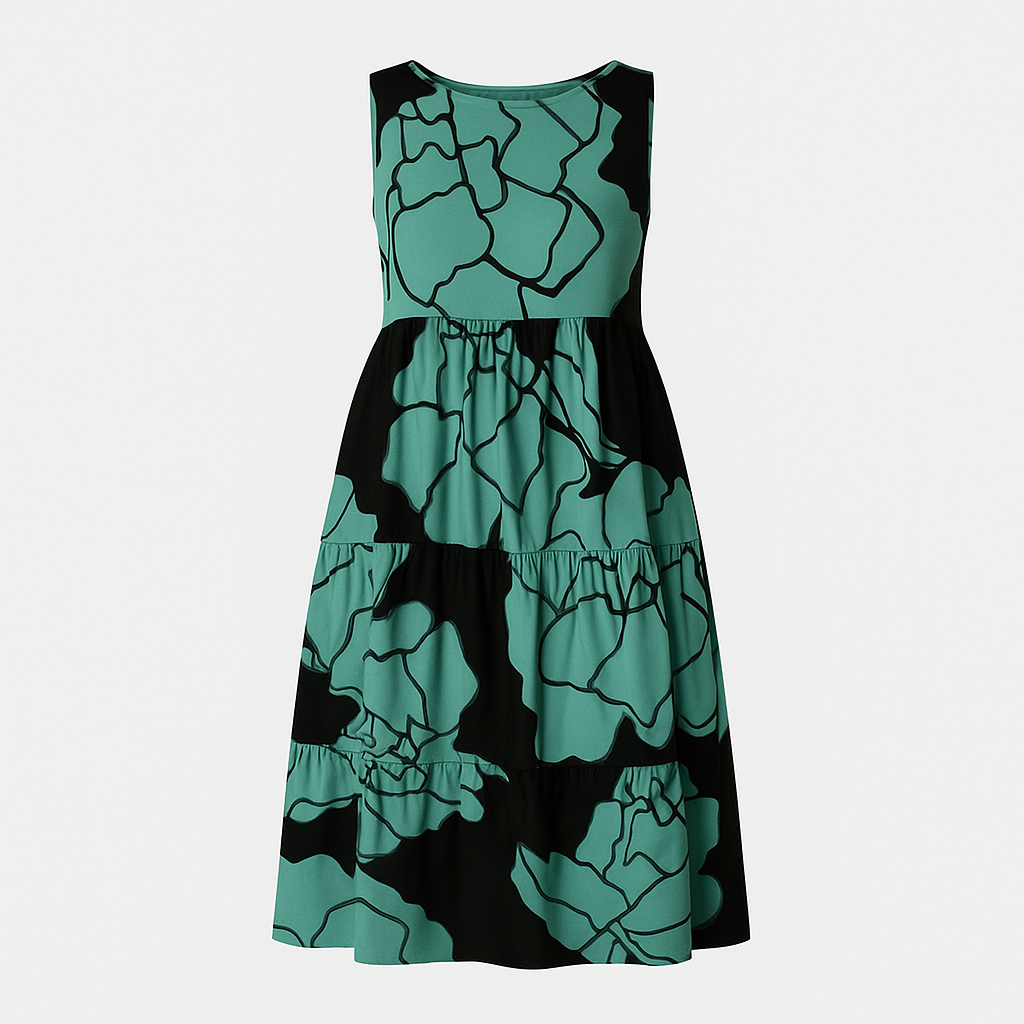 Vestido Casual Estampado Floratta