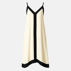 Vestido Longo Solto de Cetim