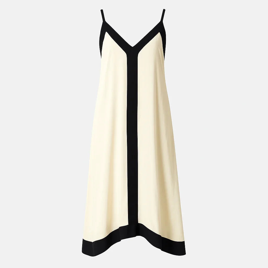 Vestido Longo Solto de Cetim