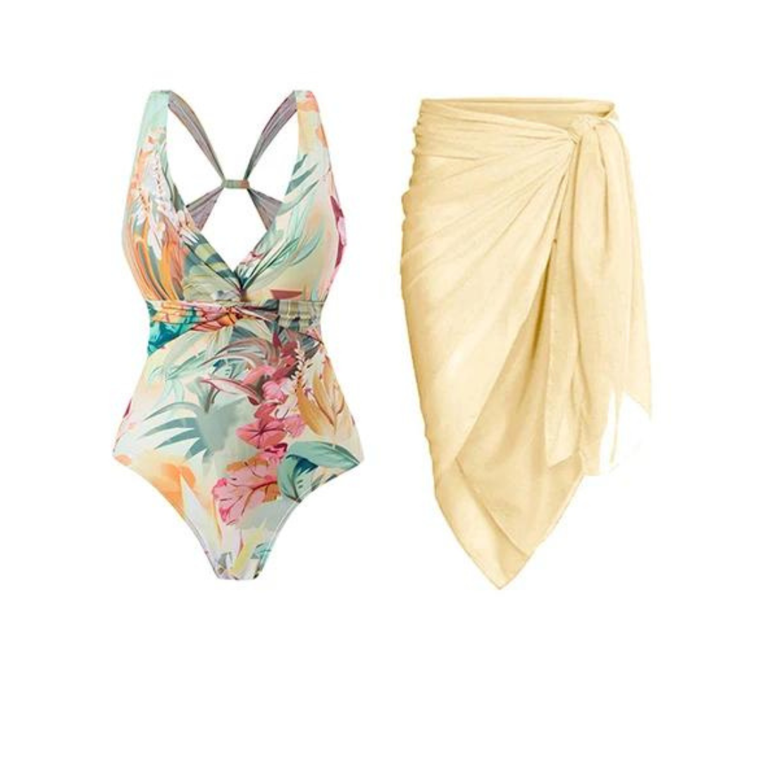 Maiô Estampado com Duas Peças Kira