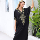 Kaftans Bordado Verão 2025 Preto - Original Priya™