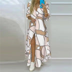 Vestido Longo Estampado Whisper