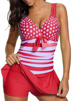 Maiô de Duas Peças Listrado Beach Wear