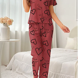 Conjunto Pijama com Manga Curta