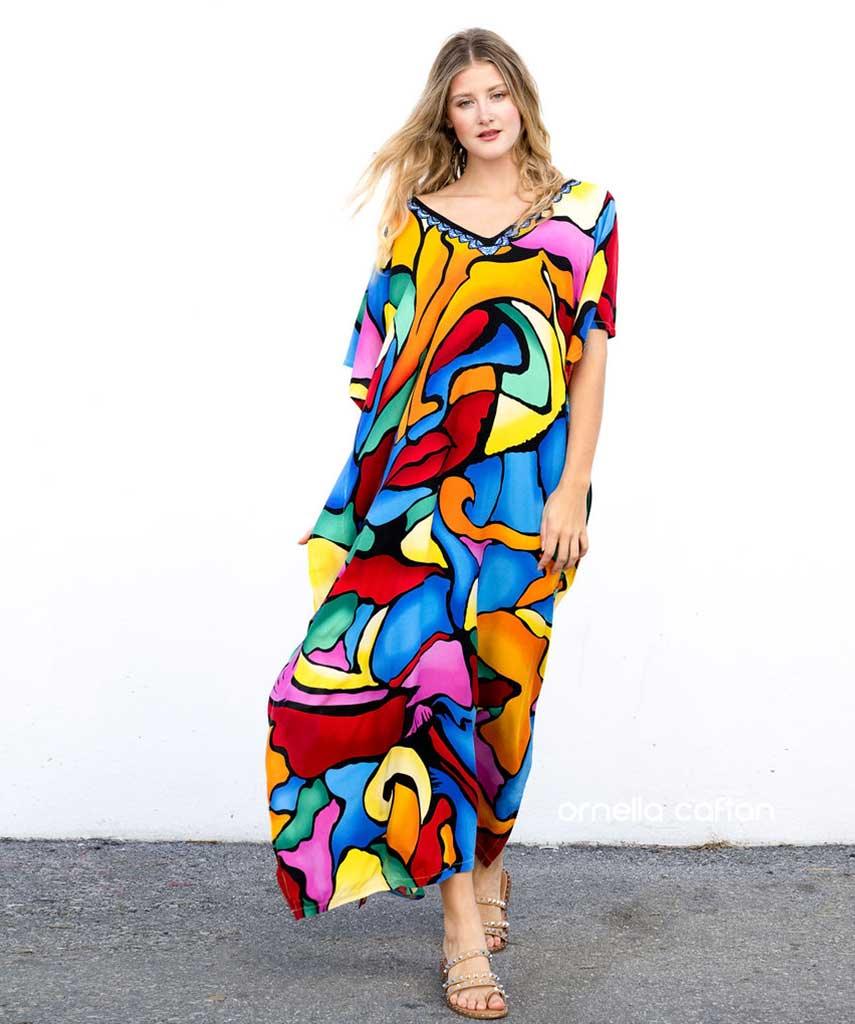 Kaftans Colors casual Verão 2025  -  Original Priya™