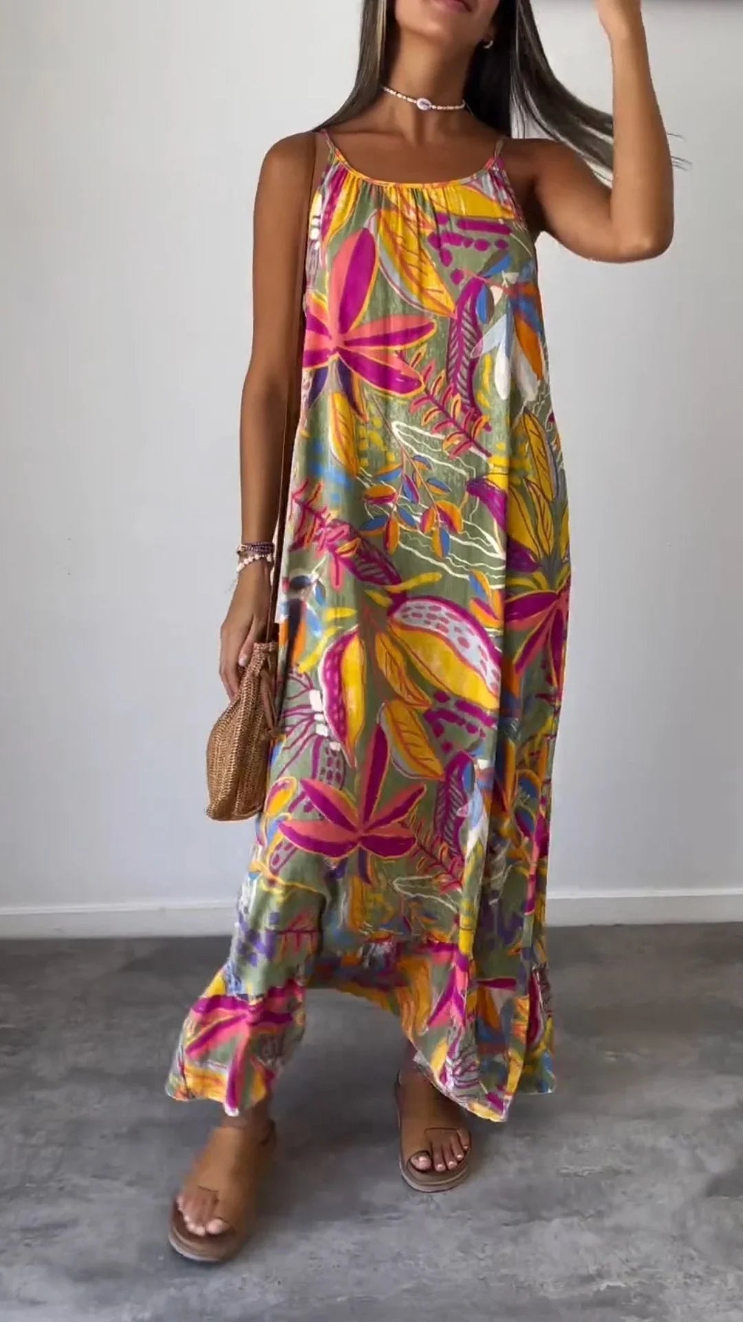 Vestido Longo Celeste