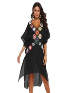 Saída de Praia Feminina Midi Floral