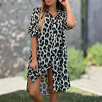 Vestido Camisa Safira Leopard Priya